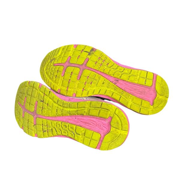 Asics GEL-Excite Running Shoes Neon Pink Yellow Blue Purple Women's 7.5 - Picture 7 of 9